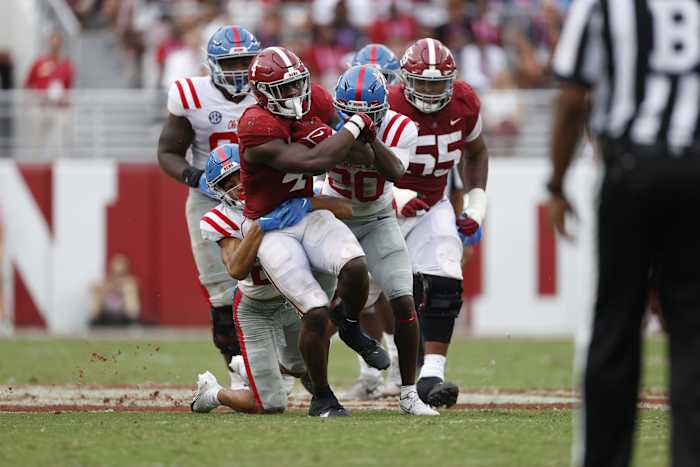 Brian Robinson Jr. against Ole Miss